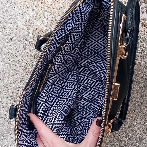 Madison west vegan leather dome satchel handbag - Picture 5 of 6